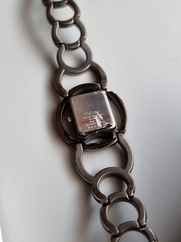 Pulsar Sub Brand Of Seiko Loop Chain Black